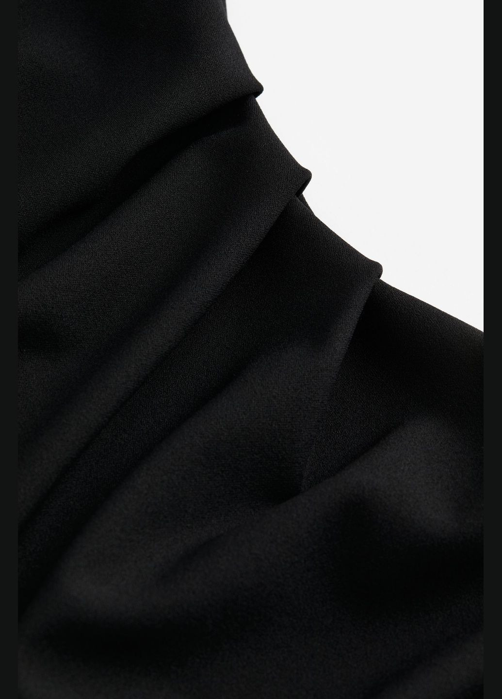 Черное повседневный платье H&M однотонное