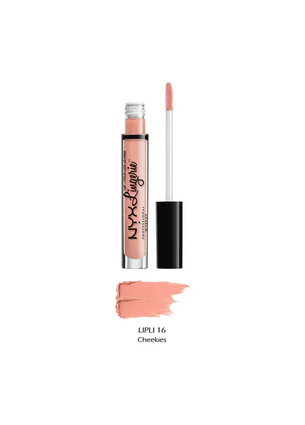 Рідка матова помада LIP LINGERIE CHEEKIES - PALE WARM NUDE (LIPLI16) NYX Professional Makeup (328453300)