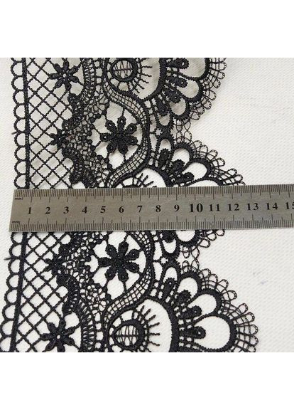 Кружево макраме 13 см (13 м) цвет-черный (729-107-039) Plus-plus (352747859)