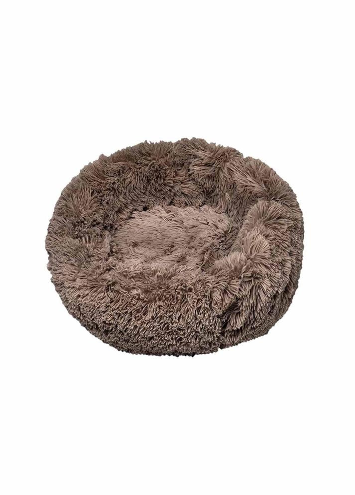 Лежанка плюшевая для собак PONCHIK XL 98 см (коричневый) (8682250518010) Milord (313239884)