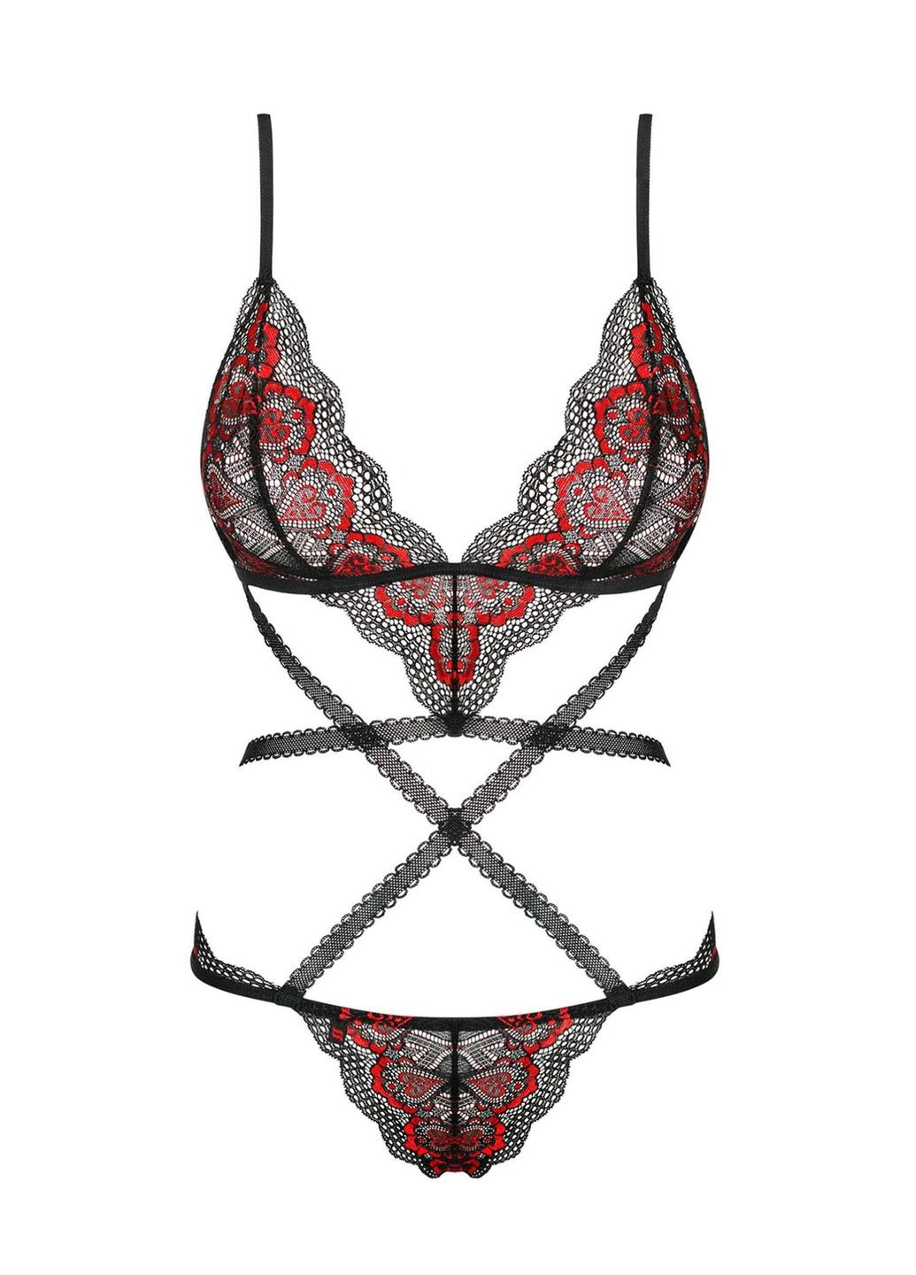 Боді Megies teddy black Obsessive (361670066)