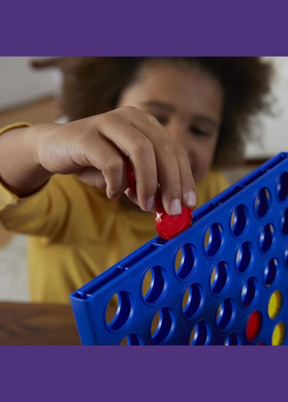 Стратегическая настольная игра "Собери 4 в ряд" Gaming Connect 4 Classic Grid Hasbro (334714345)