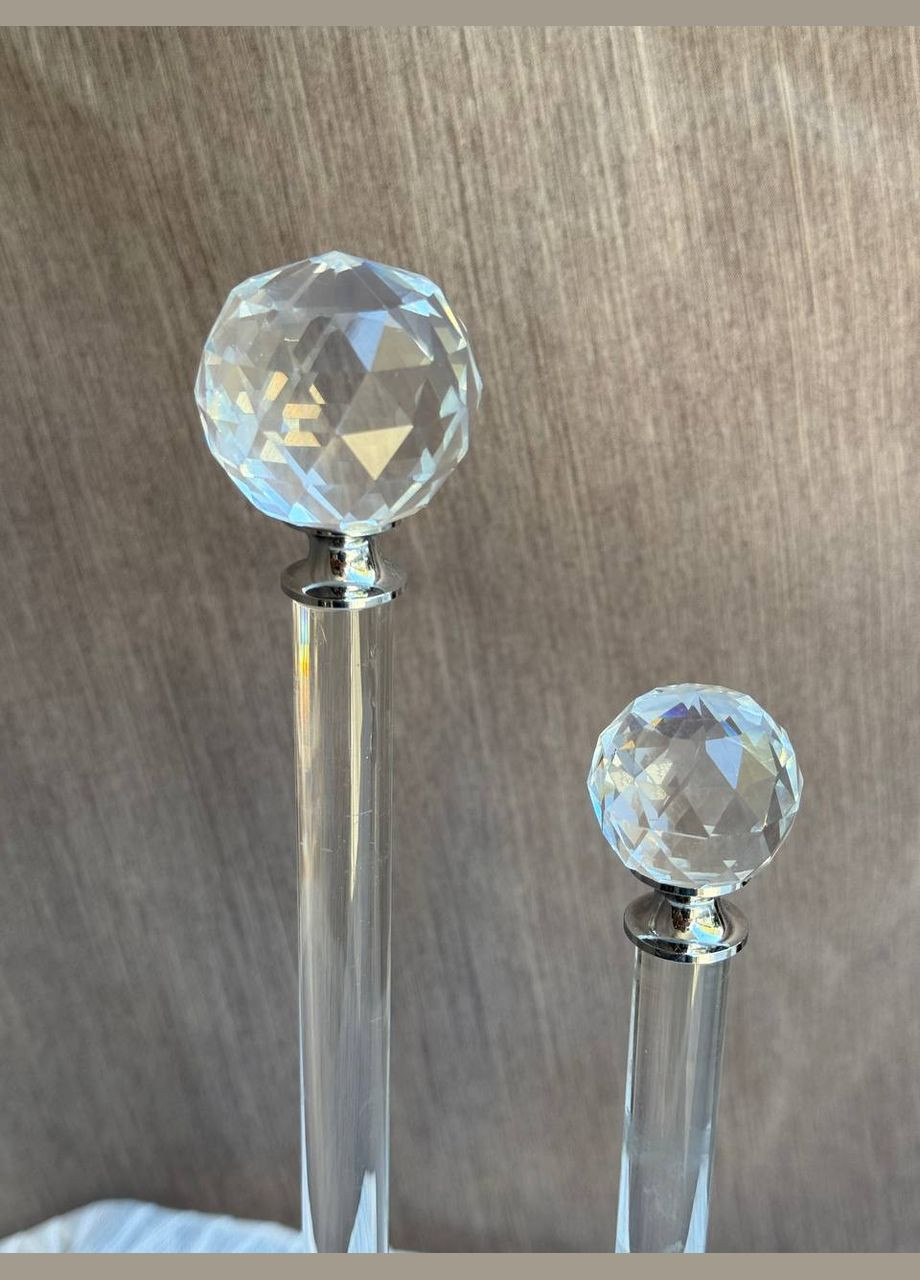 Тримач для паперових рушників HP-4-73 скляний 31 см Прозорий Yiwu (329721423)