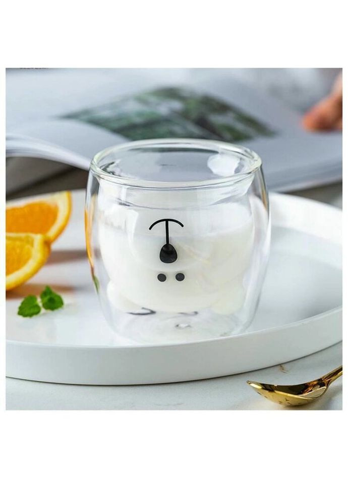 Набір склянок з подвійним дном Animals AR-2625-GA 250 мл 2 шт Ardesto (335716978)