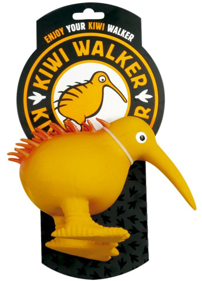 Игрушка для собак Птица киви 13.5 см Оранжевая (8596075000011) Kiwi Walker (279563586)
