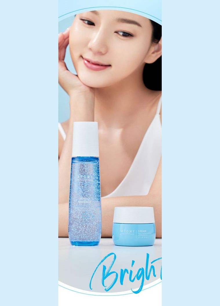Набір Гідра для зволоження та висвітлення шкіри обличчя. Капсульна есенція 130 мл і зволожувальний крем 60 мл. Атомі Корея. Atomy (304287121)