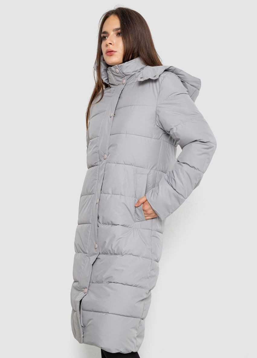 Сіра зимня куртка жіноча демісезонна Ager