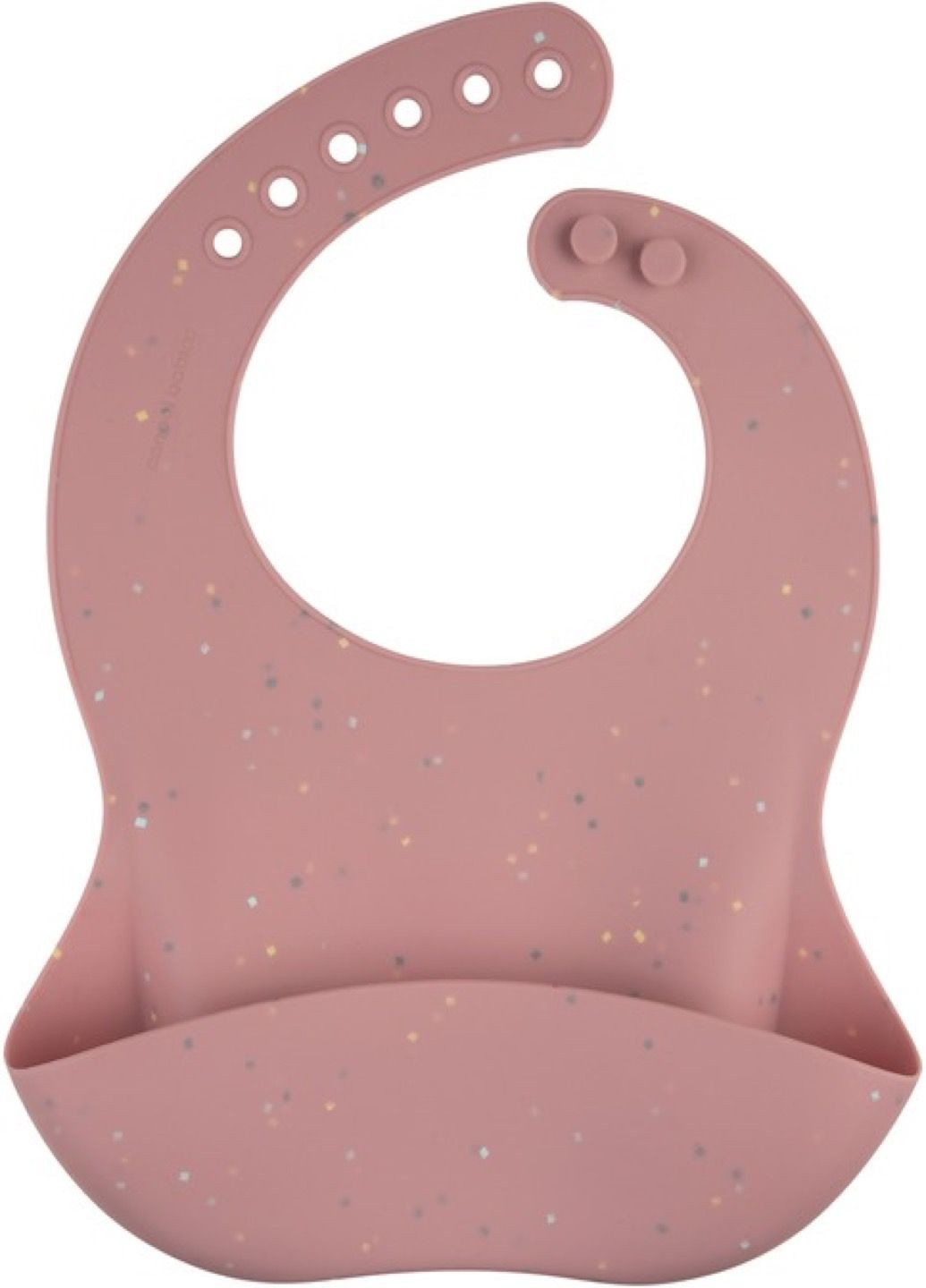 Слюнявчик силиконовый с карманом DOTS - розовый 5901691876798 51/029_pin Canpol Babies (314823224)