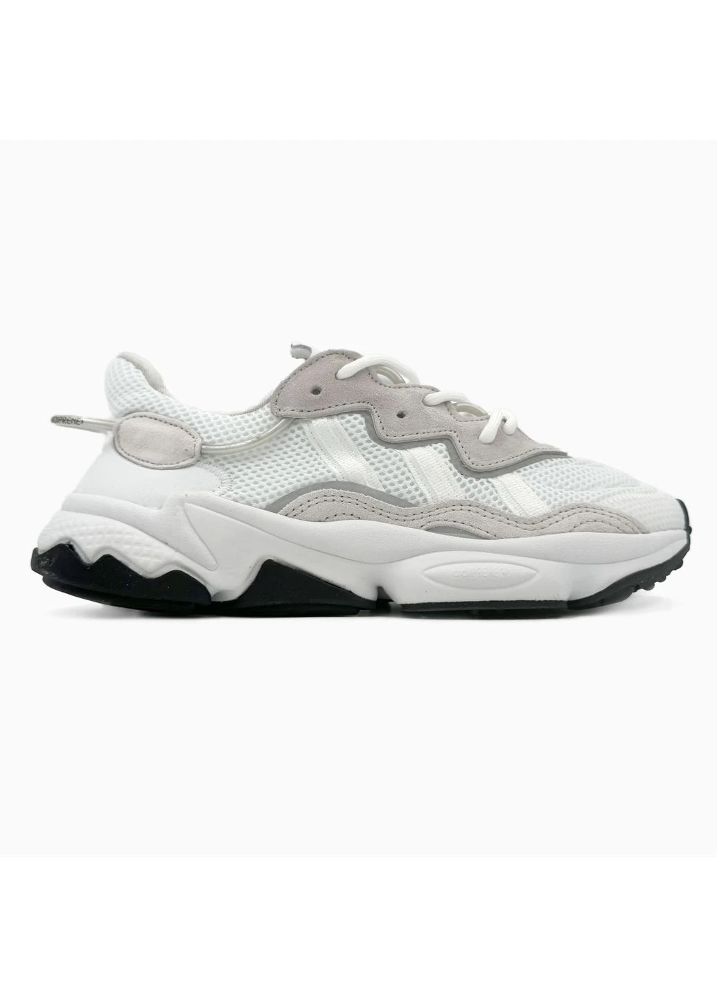 Белые летние кроссовки adidas ozweego white/beige adi-0323 адидас озвиго No Brand