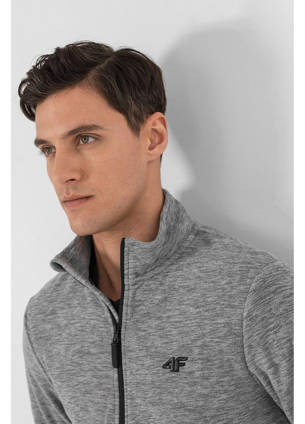 Фліс холодний світло-сірий меланж чоловічий сірий - NOSH4-PLM350-27M 4F (358498071)