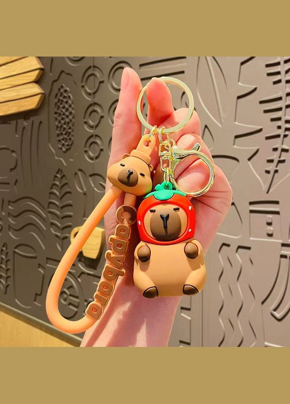 Брелок Капібара capybara фігурка іграшка для ключів, рюкзака, сумки 5 см Cap_22 Shantou (316090780)