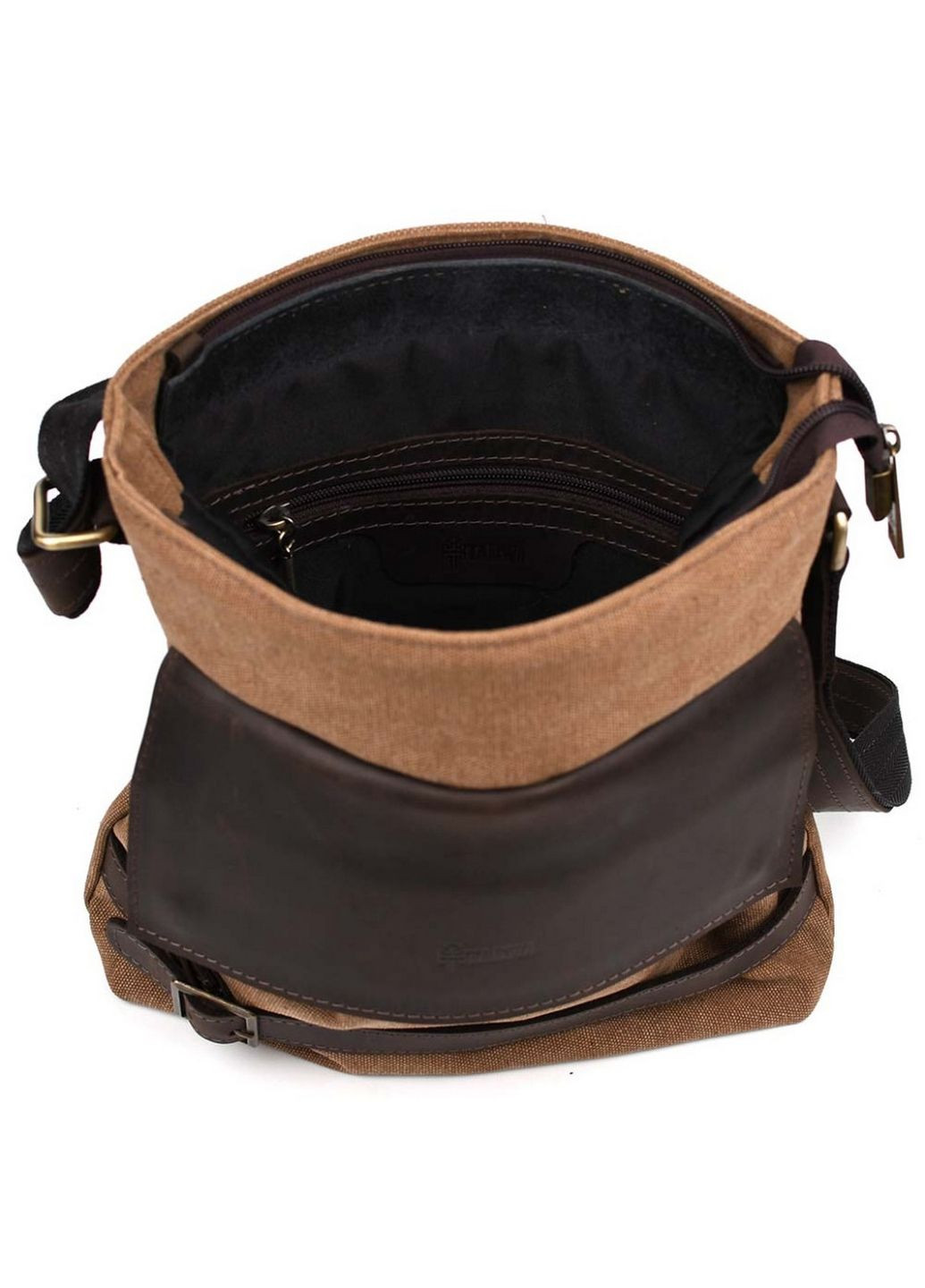 Чоловіча шкіряна сумка через плече 27х31х8 см TARWA (315870263)