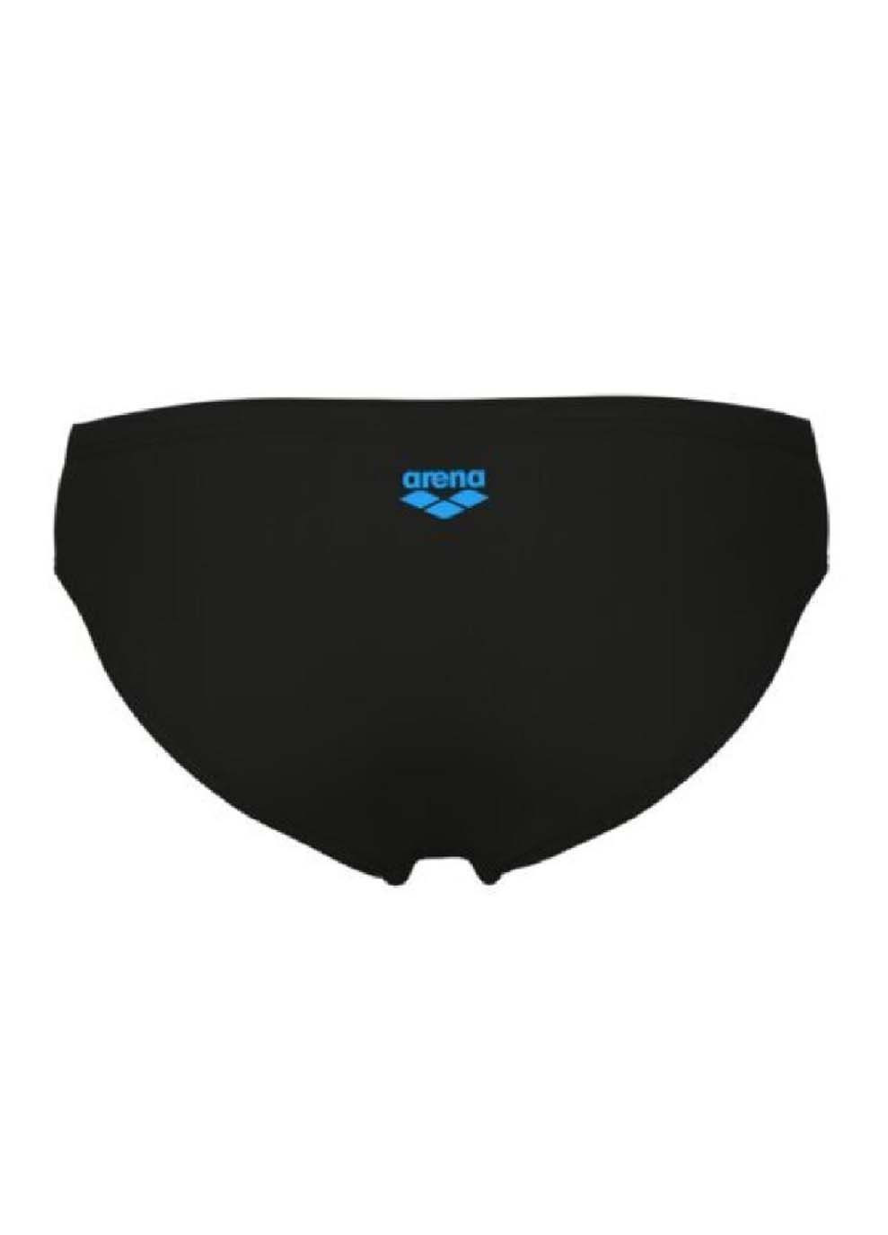 Мужские комбинированные плавки-слипы poseidonia swim briefs черный, бирюзовый Arena