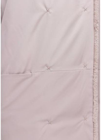 Роскошное пальто из эко-искусственного меха 1133M-C Айвори/ Айвори SAM XL Samange (367582358)