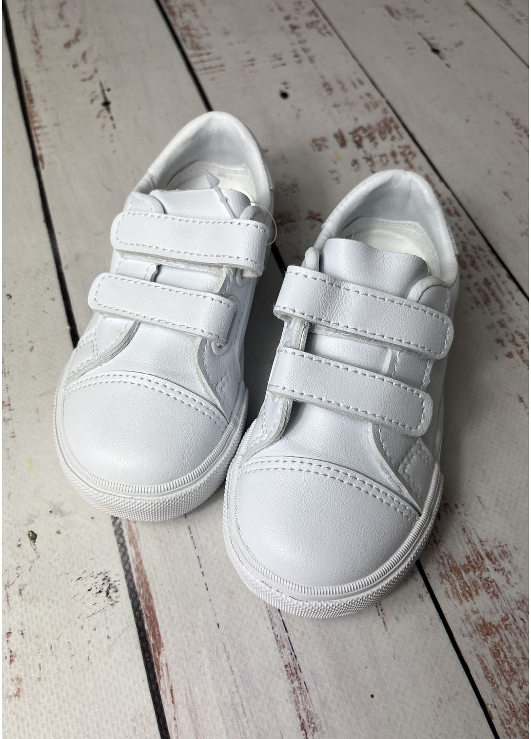 Білі всесезонні кросівки кеди дитячі білий (158) Apawwa