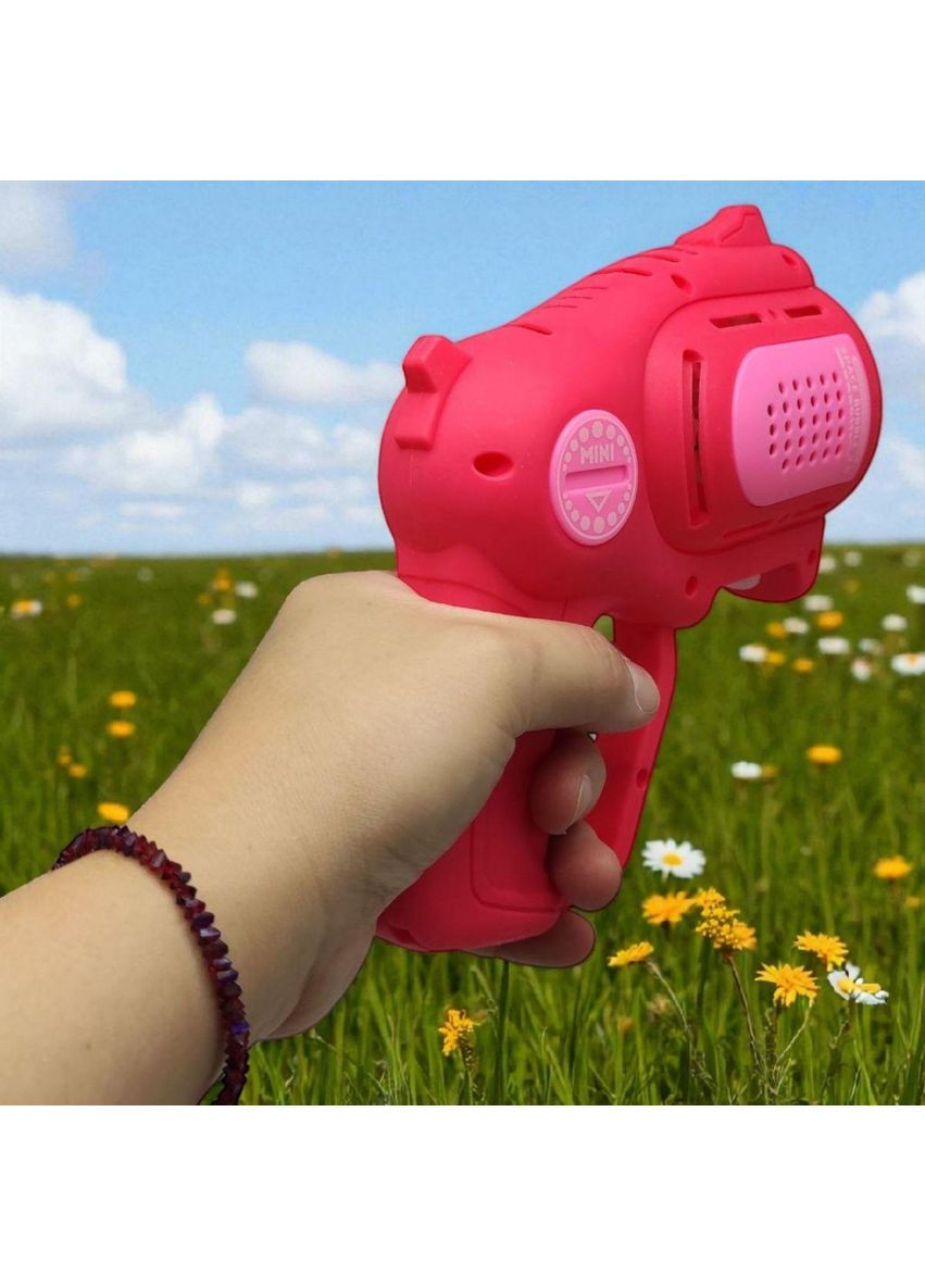 Пистолет с мыльными пузырями (на батарейках) (КВ1386-Blue) MIC (362435955)