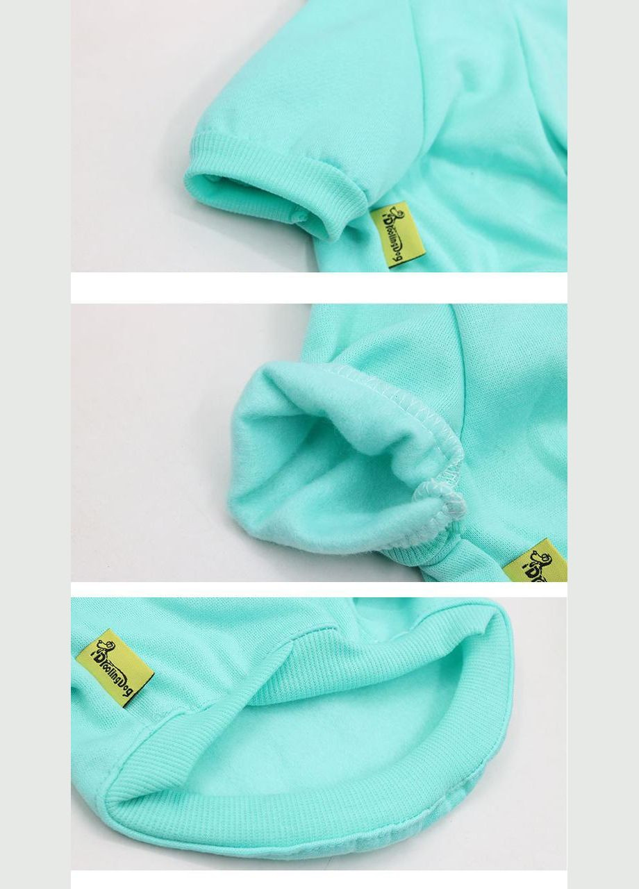 Худі для собак Pet Style "Security" Бірюзова XS No Brand - (323235237)