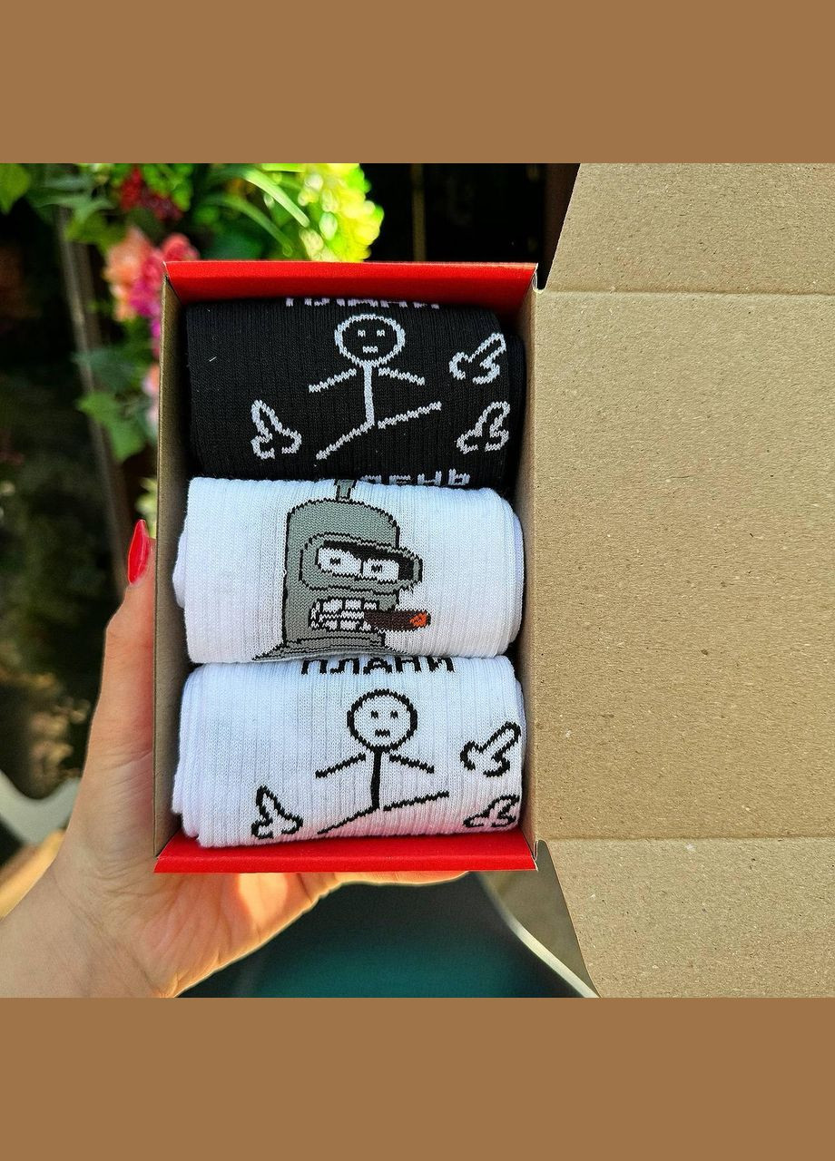 Комбіновані бокс жіночих шкарпеток 36-41 на 3 пари Vakko (307715005)