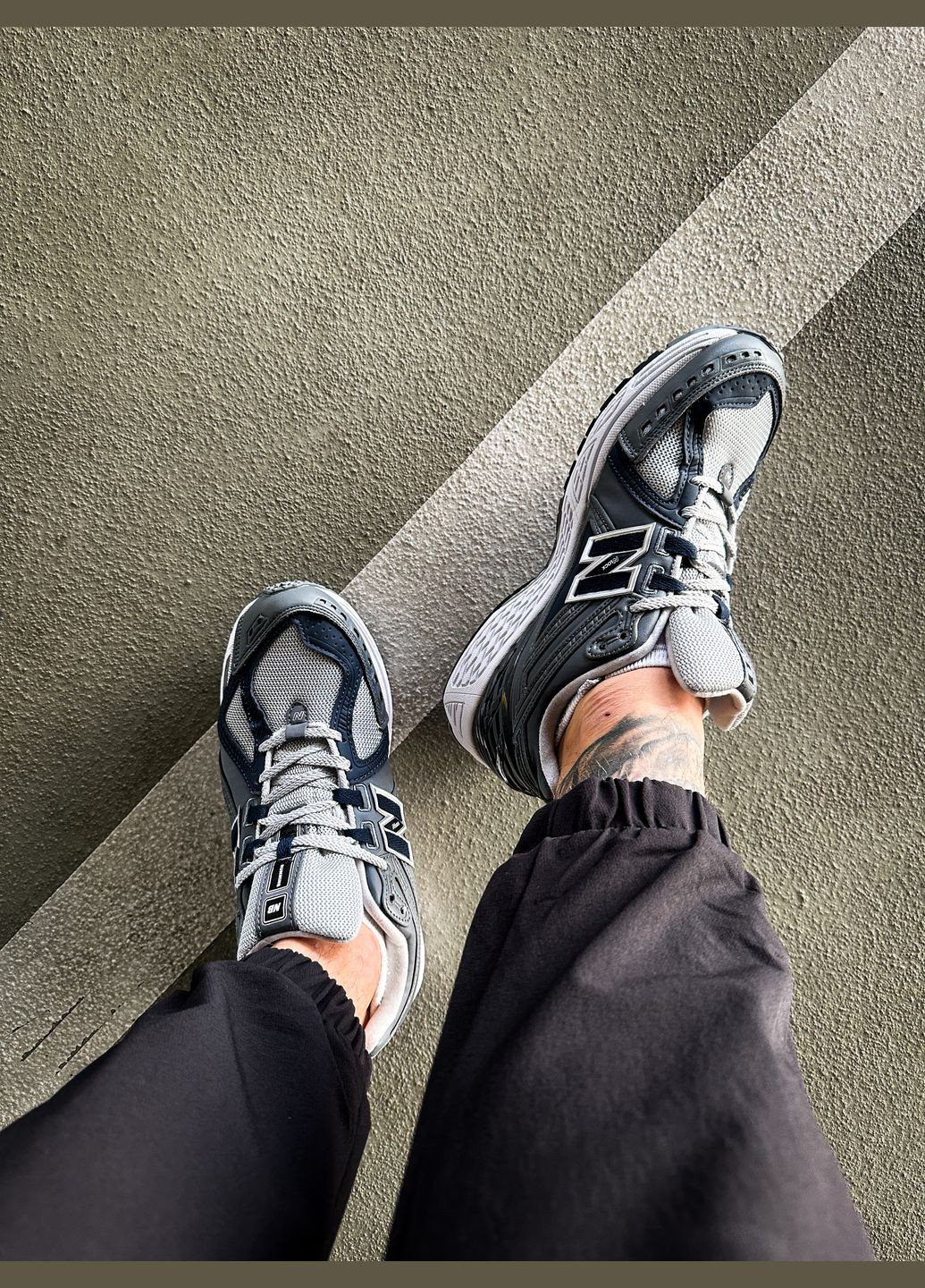 Сірі Осінні кросівки чоловічі new balance 1906r grey blue | нью беланс 1906r сірі сині No Brand