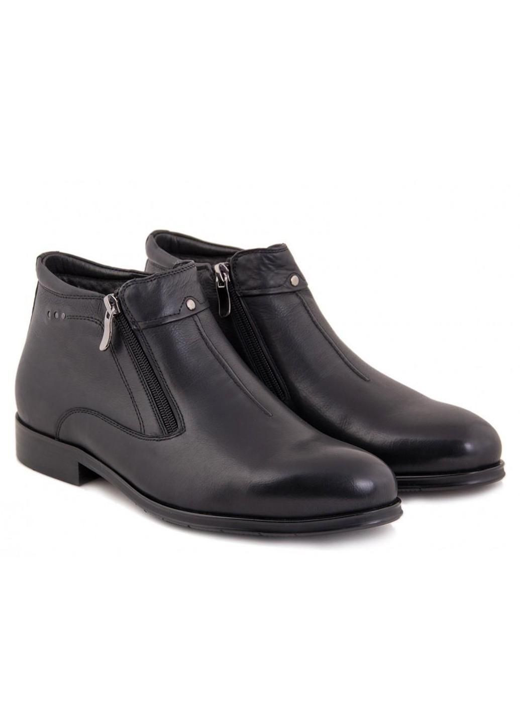 Черные зимние ботинки 7154024 цвет черный Carlo Delari