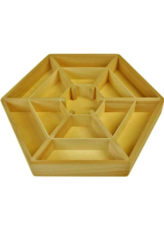 Менажница из дерева Чаристо карри (МЕН-009303) No Brand (327845326)