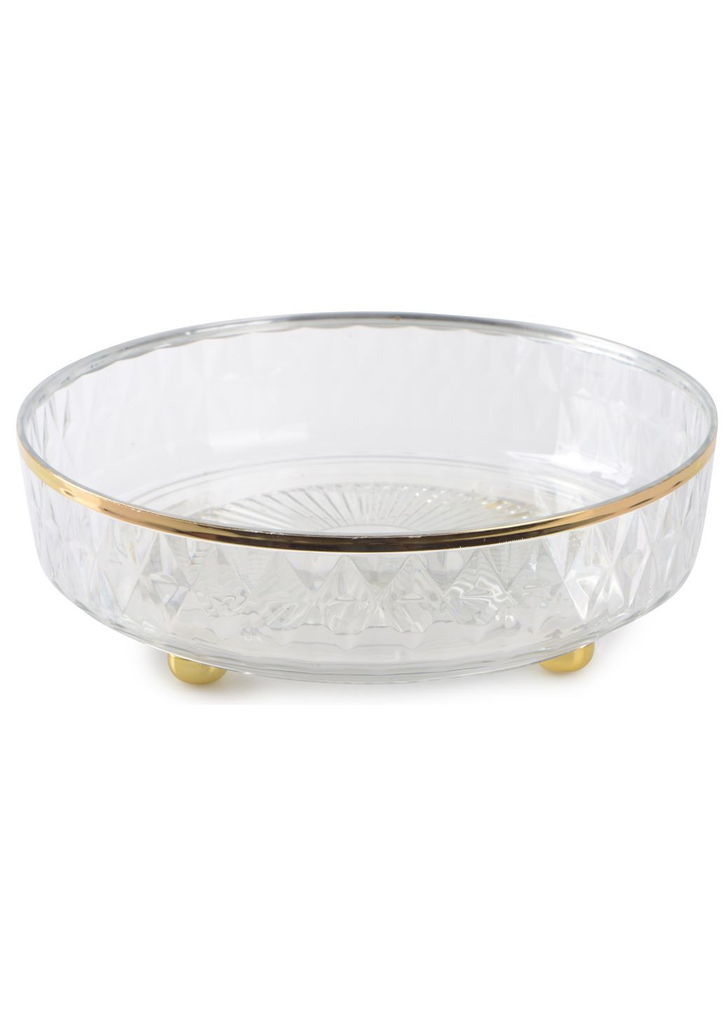 Блюдо Twist Clear Gold (6983962) Led (315502427)