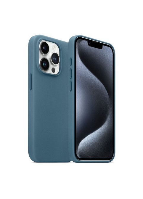 Чехол для мобильного телефона (ARM76304) ArmorStandart FAKE Leather Case Apple iPhone 15 Pro Sea Blue (326586003)