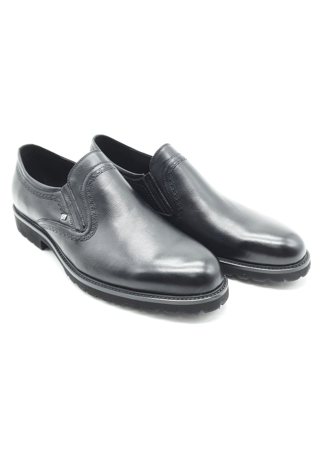 Чоловічі туфлі чорні шкіряні BV-19-2 28,5 см (р) Boss Victori (259326226)