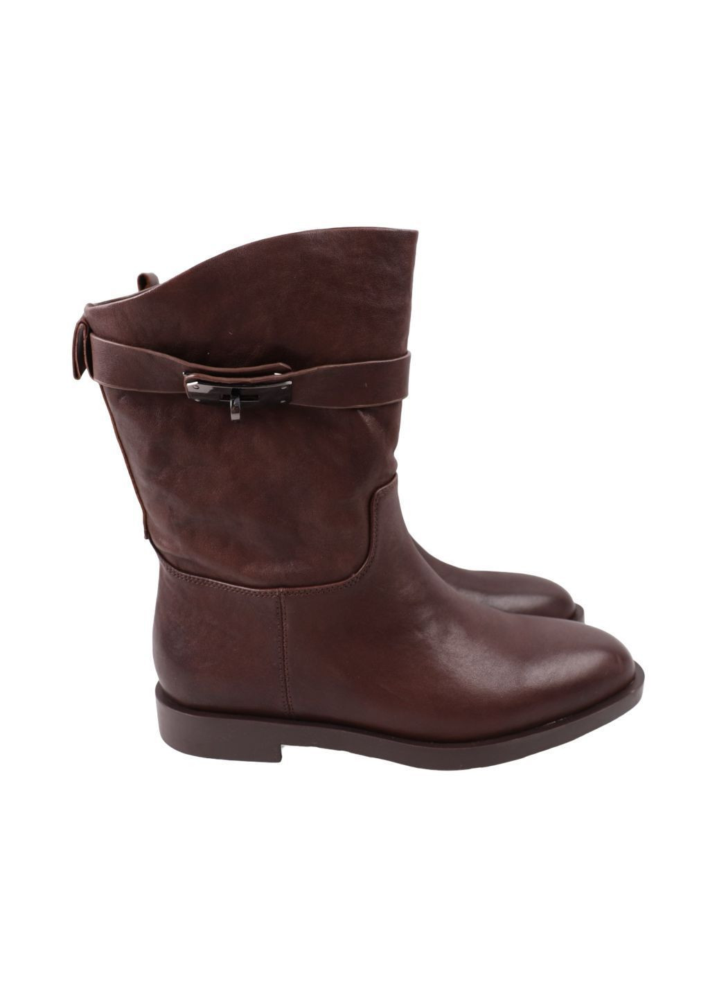 ботинки женские коричневые натуральная кожа Lady Marcia