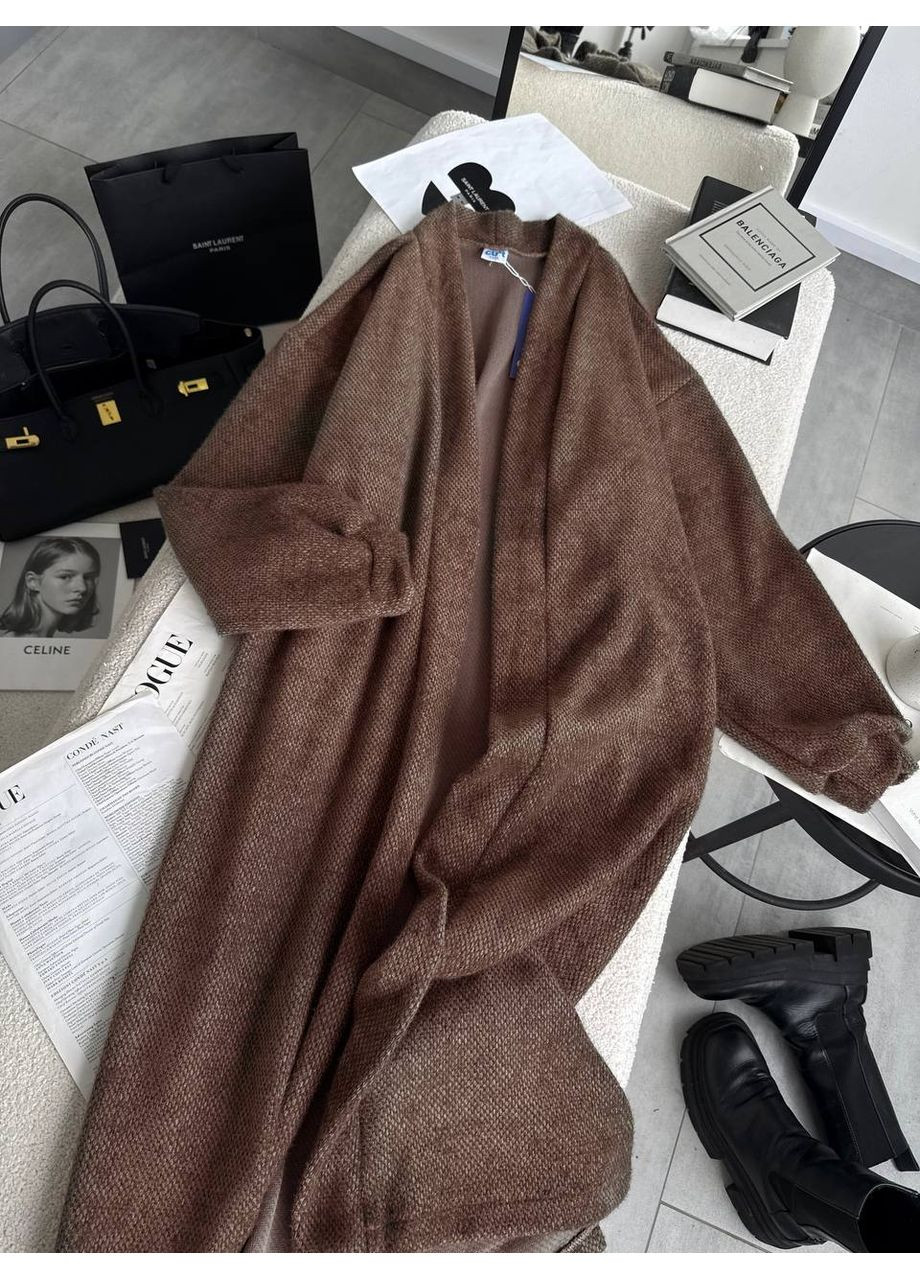 Кардиган з альпаки oversize з поясом ЗАМІРИ В ОПИСІ DK/DL Мода без кордонів (365701834)