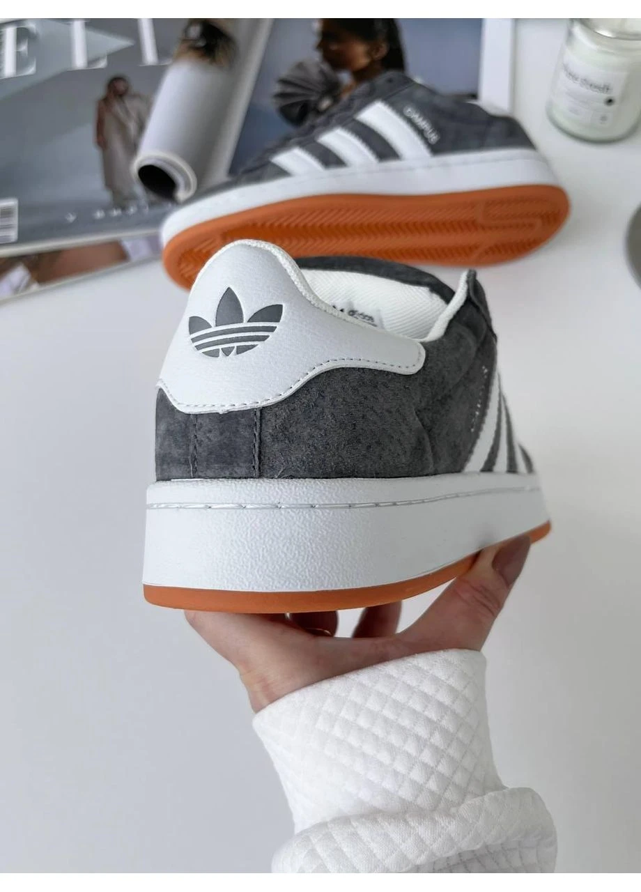 Черные летние кроссовки adidas campus dark grey адидас кампус No Brand