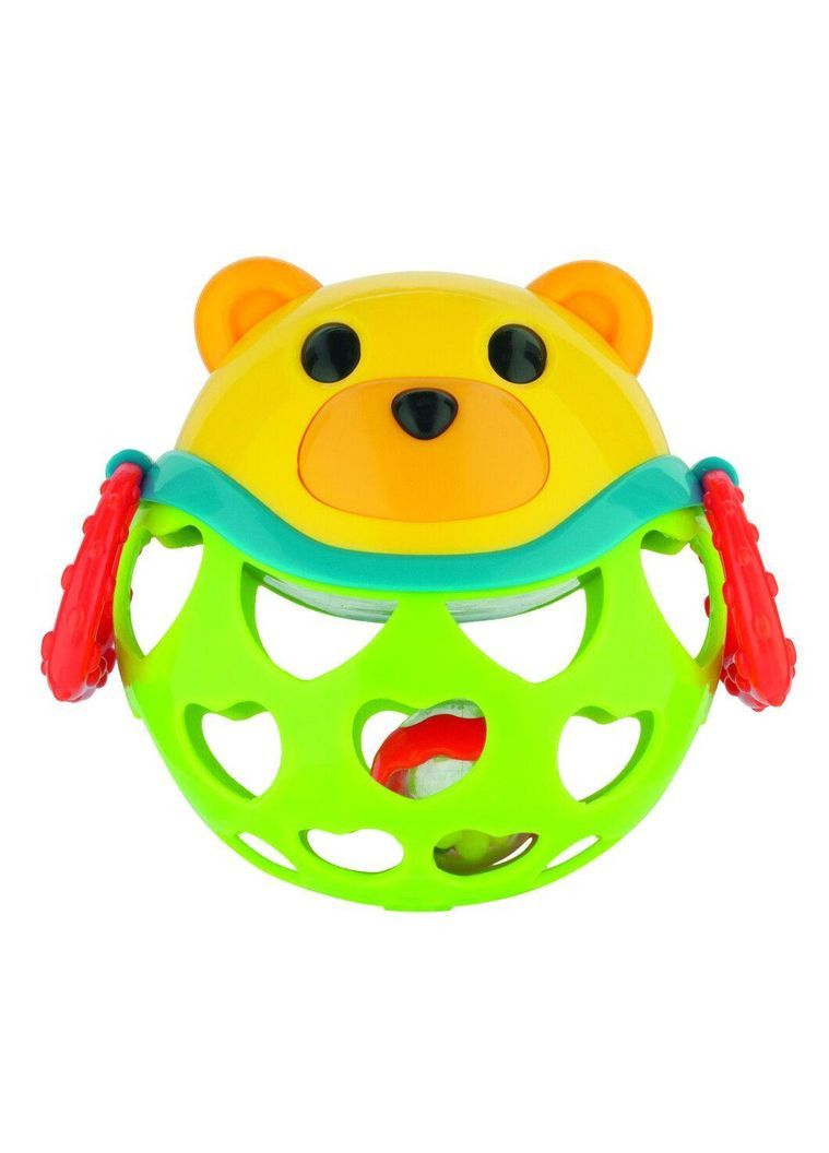 Игрушка с погремушкой интерактивная "Мишка" Зеленая Canpol Babies (314951568)