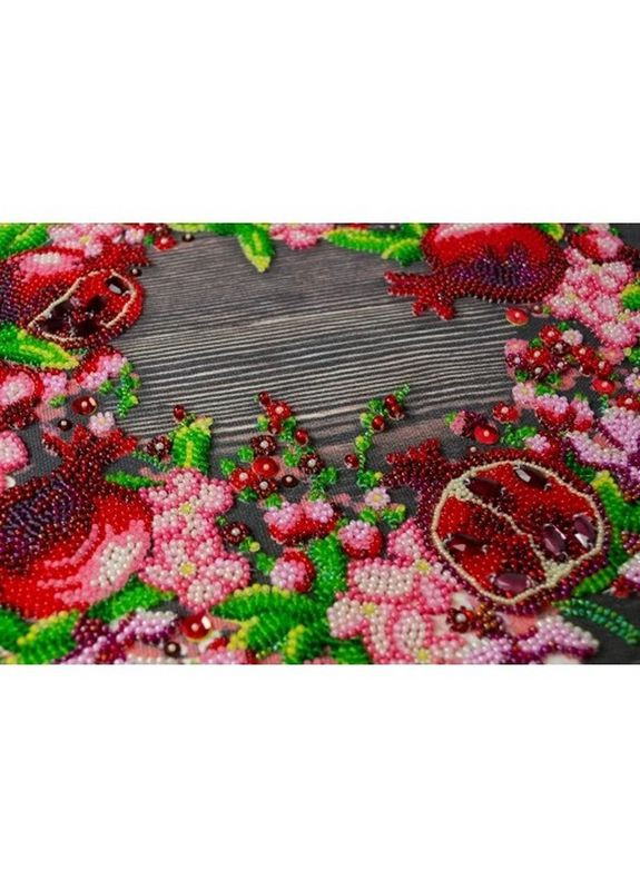 Набір для вишивання бісером "Червоні гранати" AB-890 на натуральному полотні Abris Art (324767039)