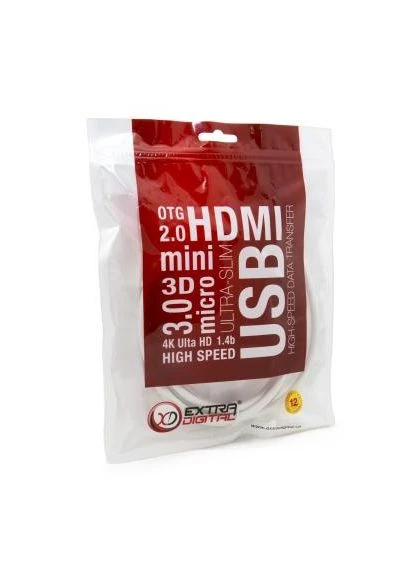 Кабель мультимедийный (KBD1669) EXTRADIGITAL DisplayPort M to HDMI M 2.0m (389126575)