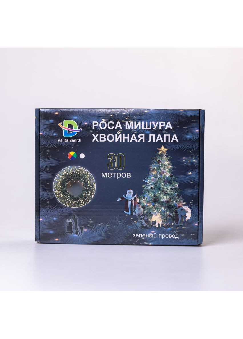 Гирлянда-нить Роса Хвойная лапа 640 LED 30 метров, мультиколор Lucky Day Shop (368774775)