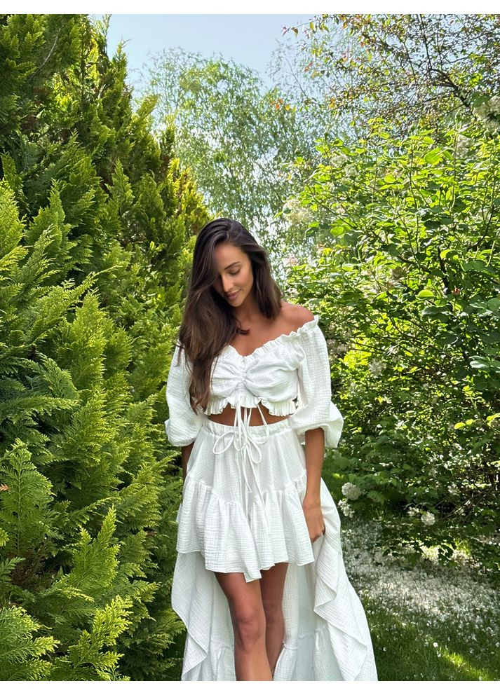 Женский костюм LIBERTY (блуза + юбка) (mil501) milirud (365859993)