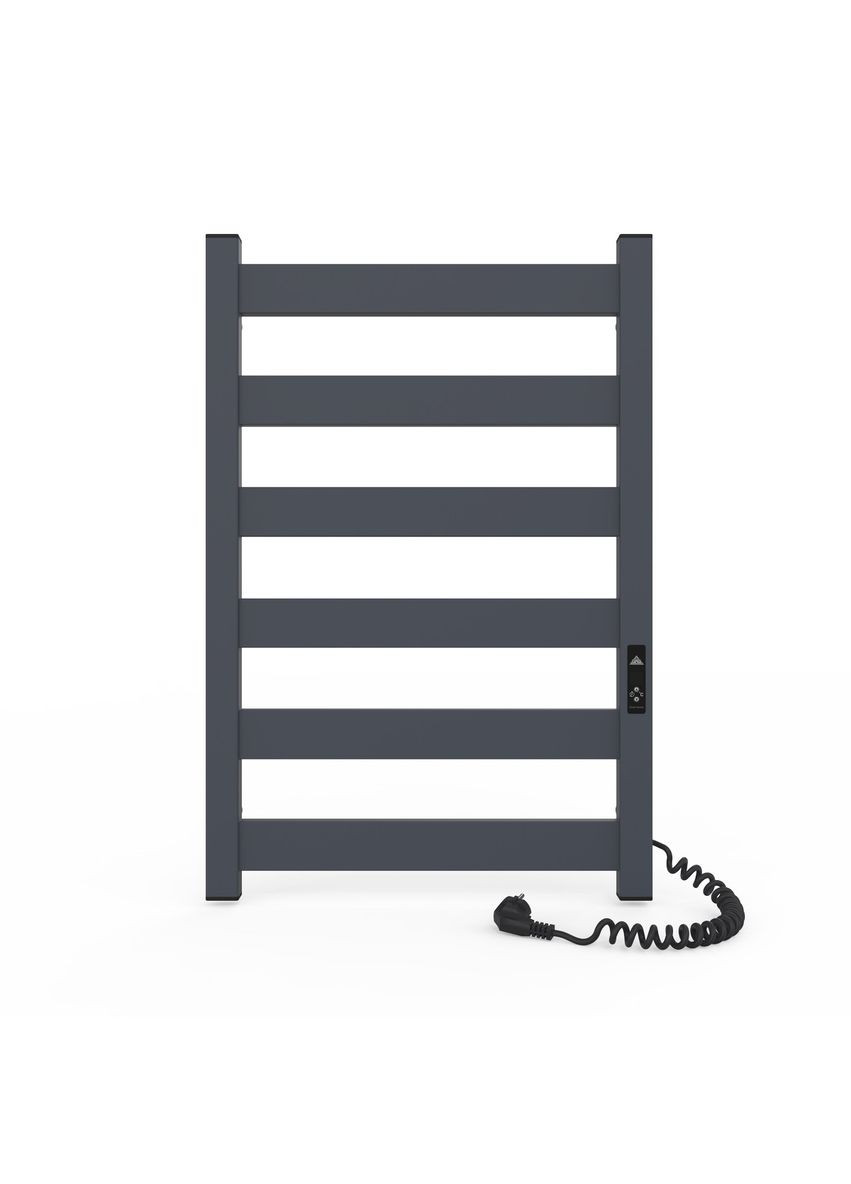 Электрический полотенцесушитель Зебра Бонд ЧК(ГМ) 6 500Х800 Э графит П/П Laris (318681247)