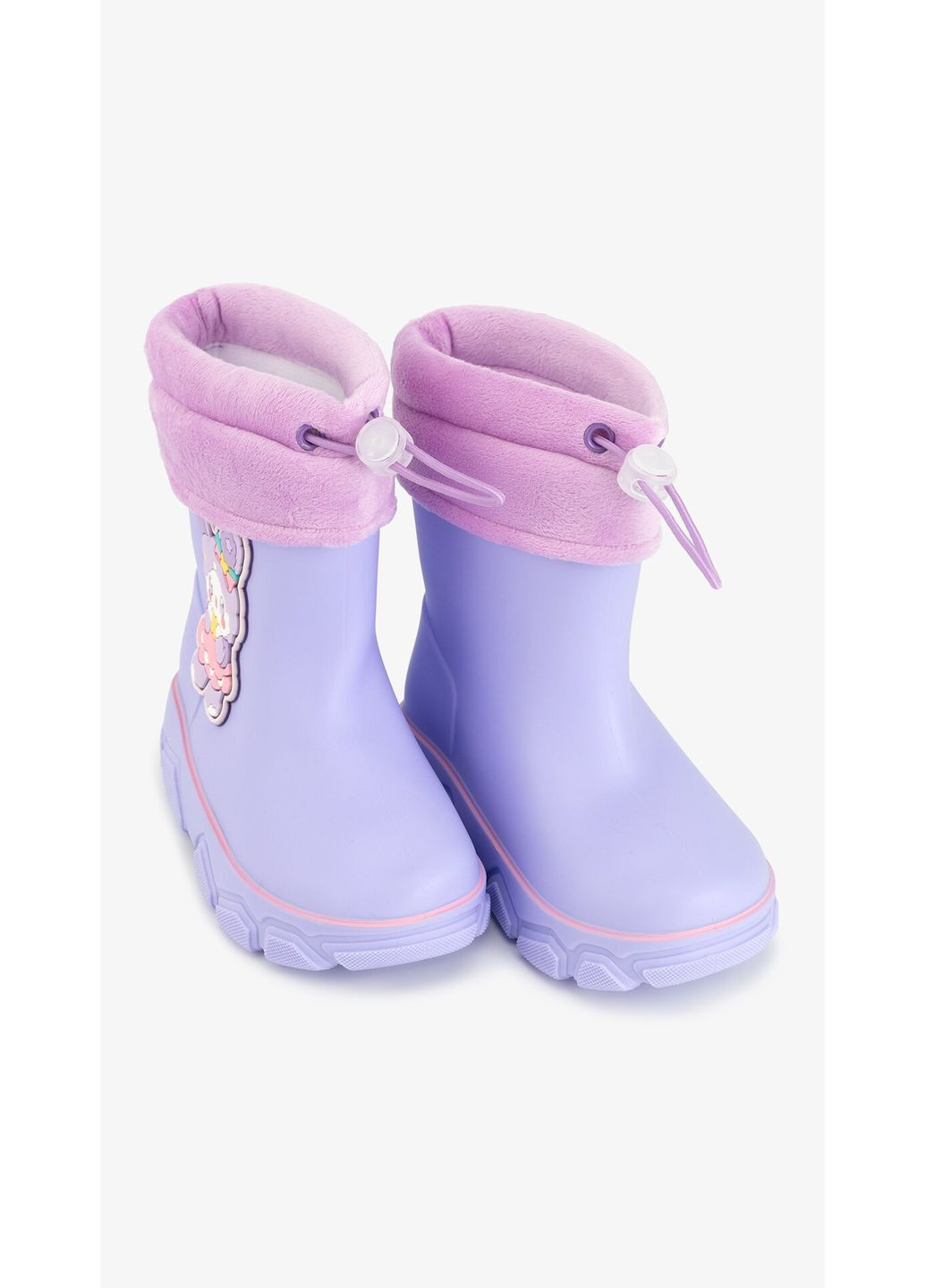Сапоги резиновые утепленные для девочки H-1L Сиреневый shop (2000999371394) Stepln (370271776)