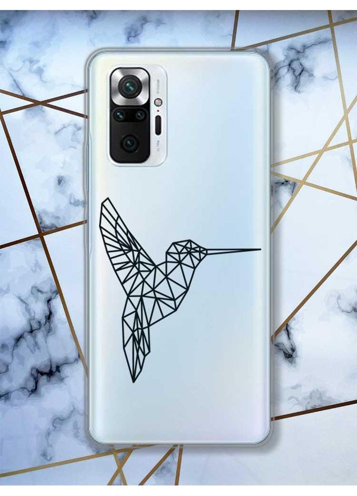 Чехол для Xiaomi Redmi Note 10 Pro/10 Pro Max:: Колибри (принт 122) Creative (359486656)