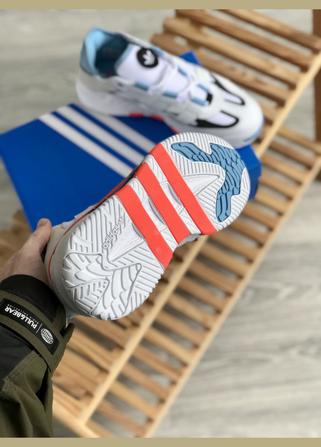 Білі Осінні кросівки чоловічі adidas niteball white | адідас найтбол білі No Brand