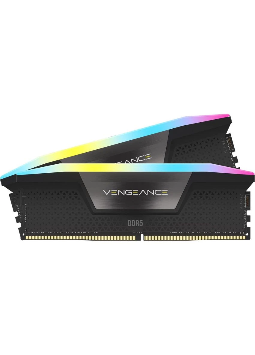 Модуль памяти DDR5 Vengeance RGB 2x48GB 7200MHz Black (CMH96GX5M2B7200C40) [154311] Corsair (400901326)