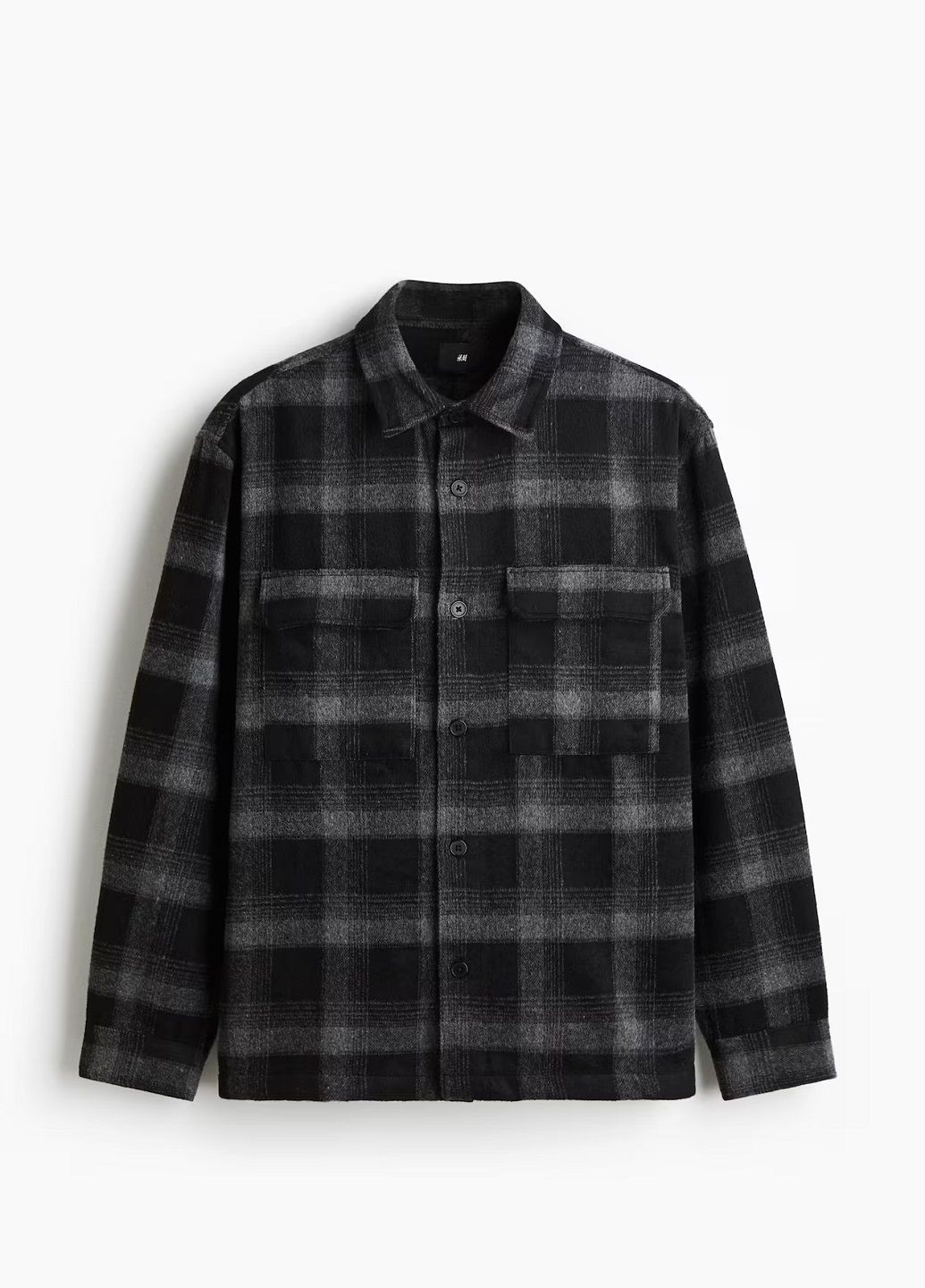 Черная демисезонная куртка H&M