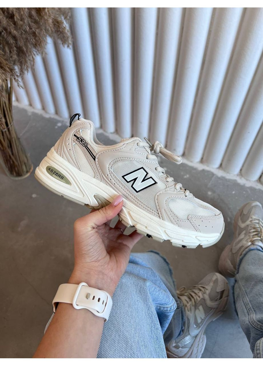 Кросівки жіночі New Balance 530 Ivory MR530SH No Brand бежеві демісезони (366337398)
