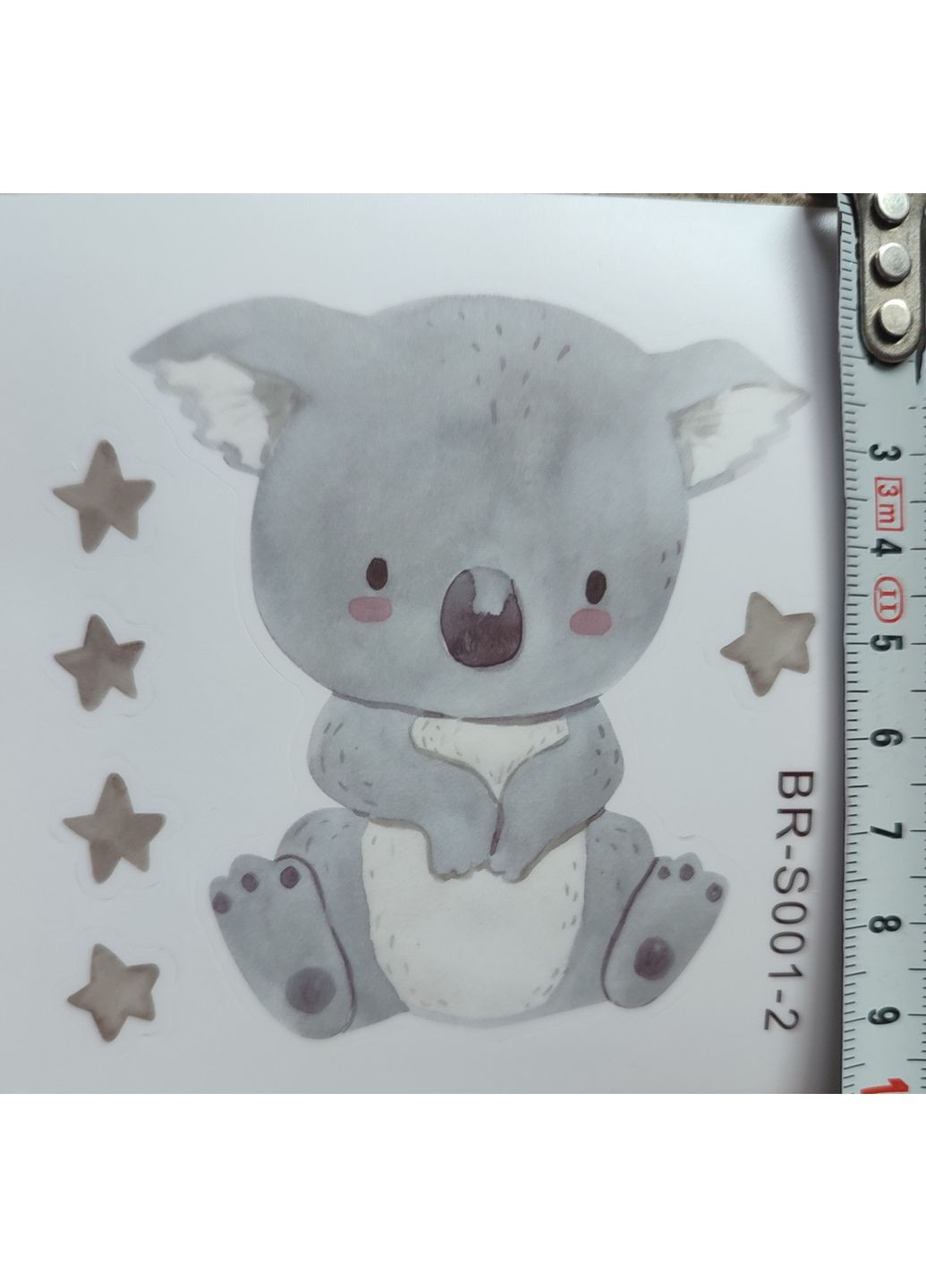 Виниловые наклейки на стену 6 зверят 8 х 7 см 6 штук Б284-6 -1 No Brand (366301985)