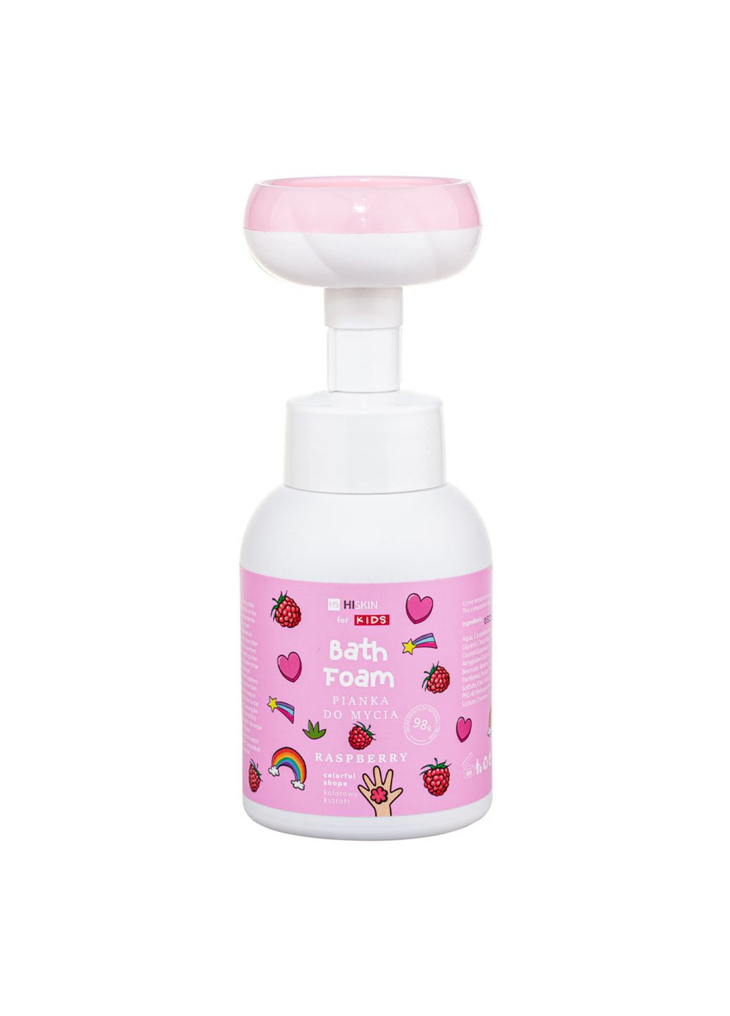 Дитяча пінка для миття рук та тіла Kids з запахом малини, 300 мл HiSkin (289770641)