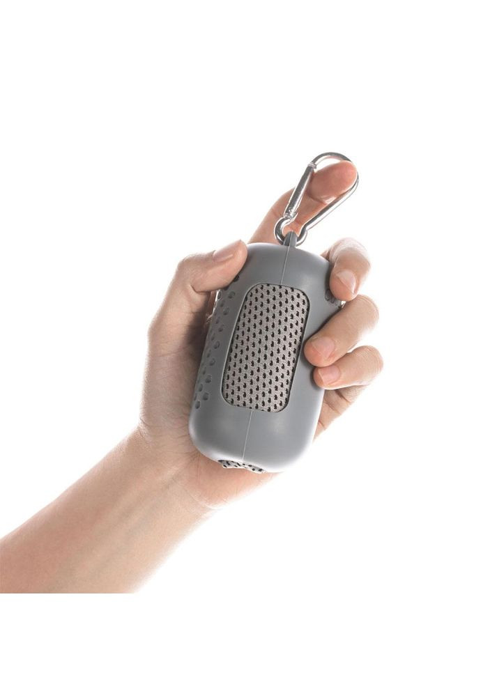 Швидковисихаючий охолоджувальний рушник 30*80 в чохлі сірий (IY0054) No Brand сірий