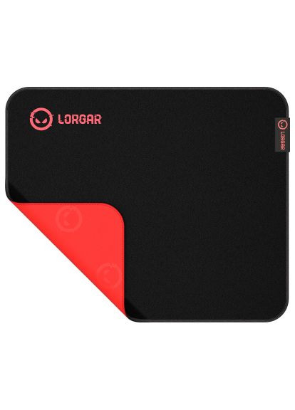 Килимок для мишки (LRG-GMP323) LORGAR Main 323 Black/Red (370014747)