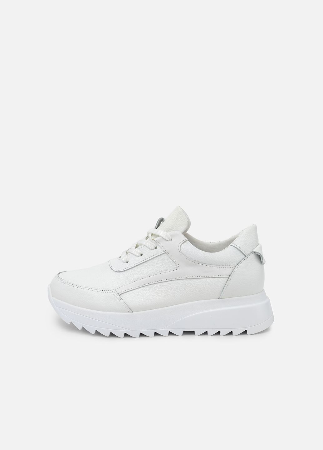 Белые демисезонные женские кроссовки цвет белый цб-00244686 No Brand