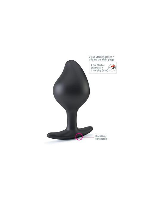 Силиконовая анальная пробка Mystim Rocking Force L для электростимулятора, диаметр 4,7 см No Brand (366879289)