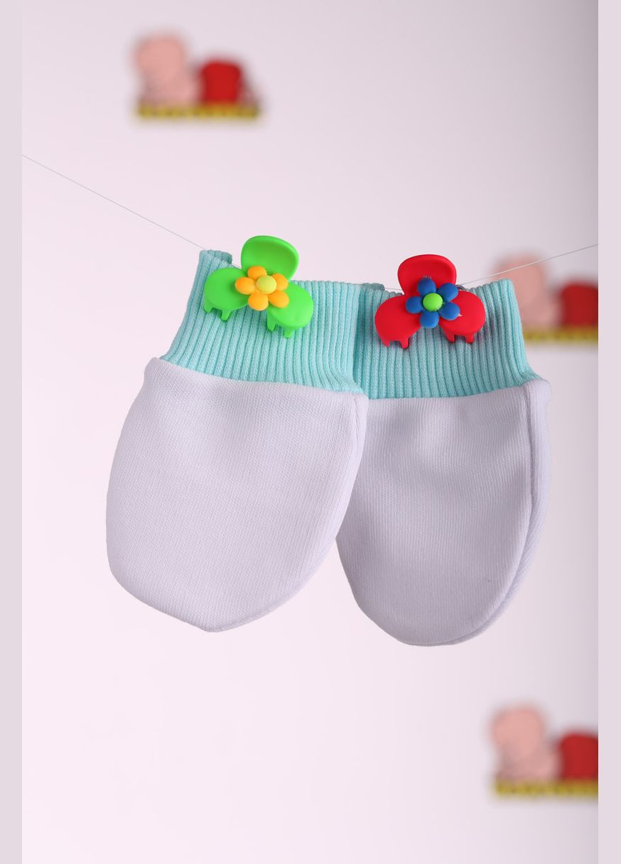 Царапки з євро гумкою трикотажні бірюзові 56 см (26979) BABYKROHA (297197594)